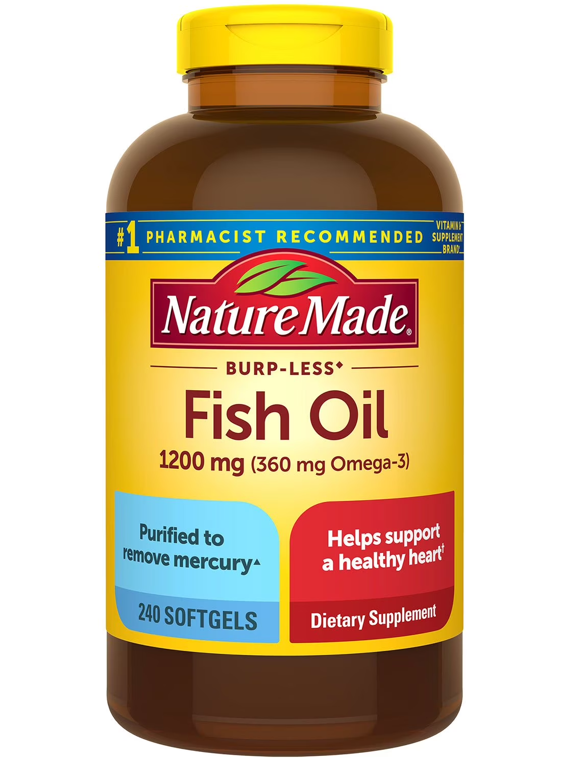 NATURE MADE Oleo de Peixe Omega 3 200Un