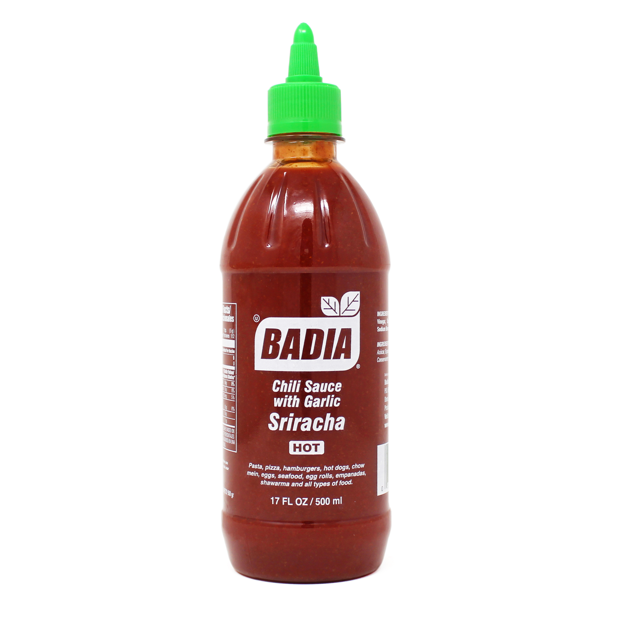BADIA Sriracha(Chili/Alho) Molho Picante 500ml
