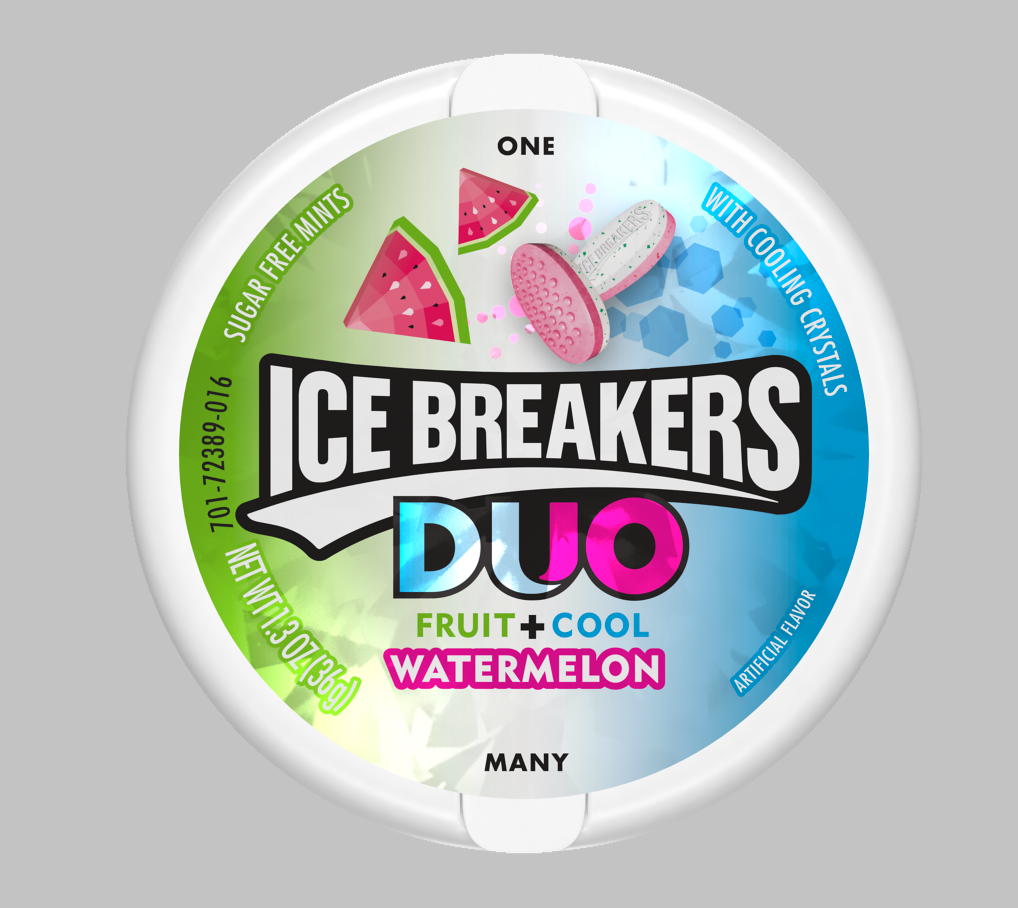 ICE BREAKERS Duo Drageias Melancia/Menta 36 gr