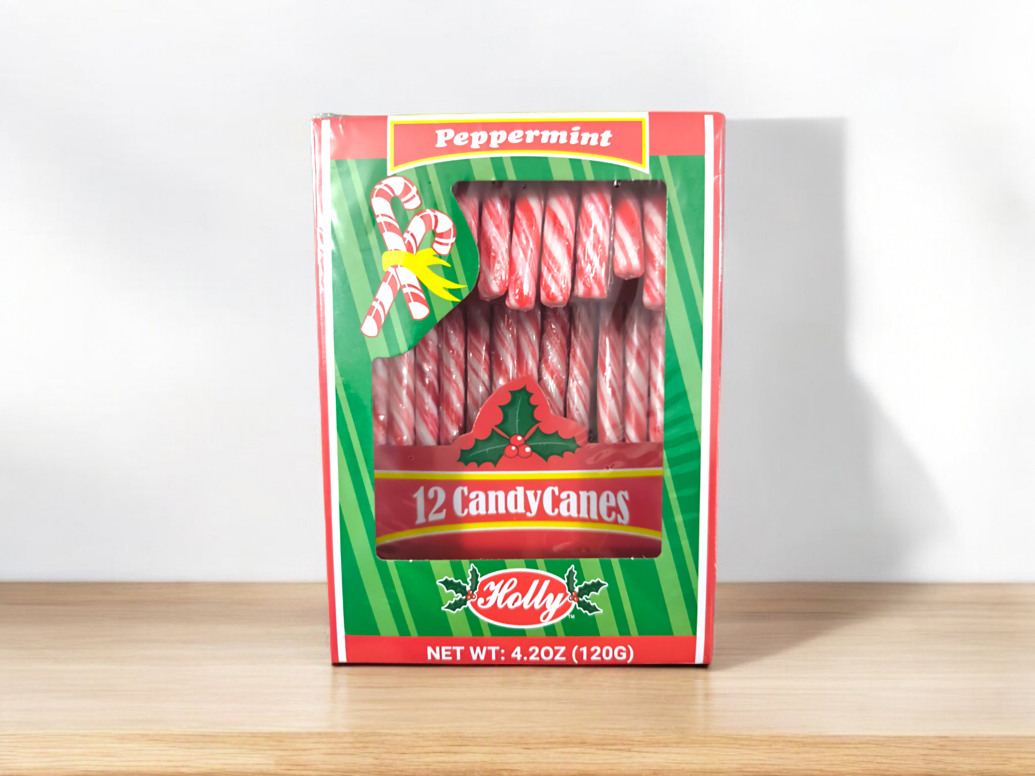 HOLLY Bengalas Peppermint Red/White 12 Un