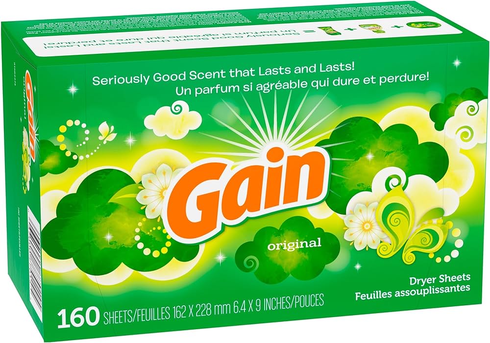 GAIN Toalhitas p/Maquina Secar  160 un