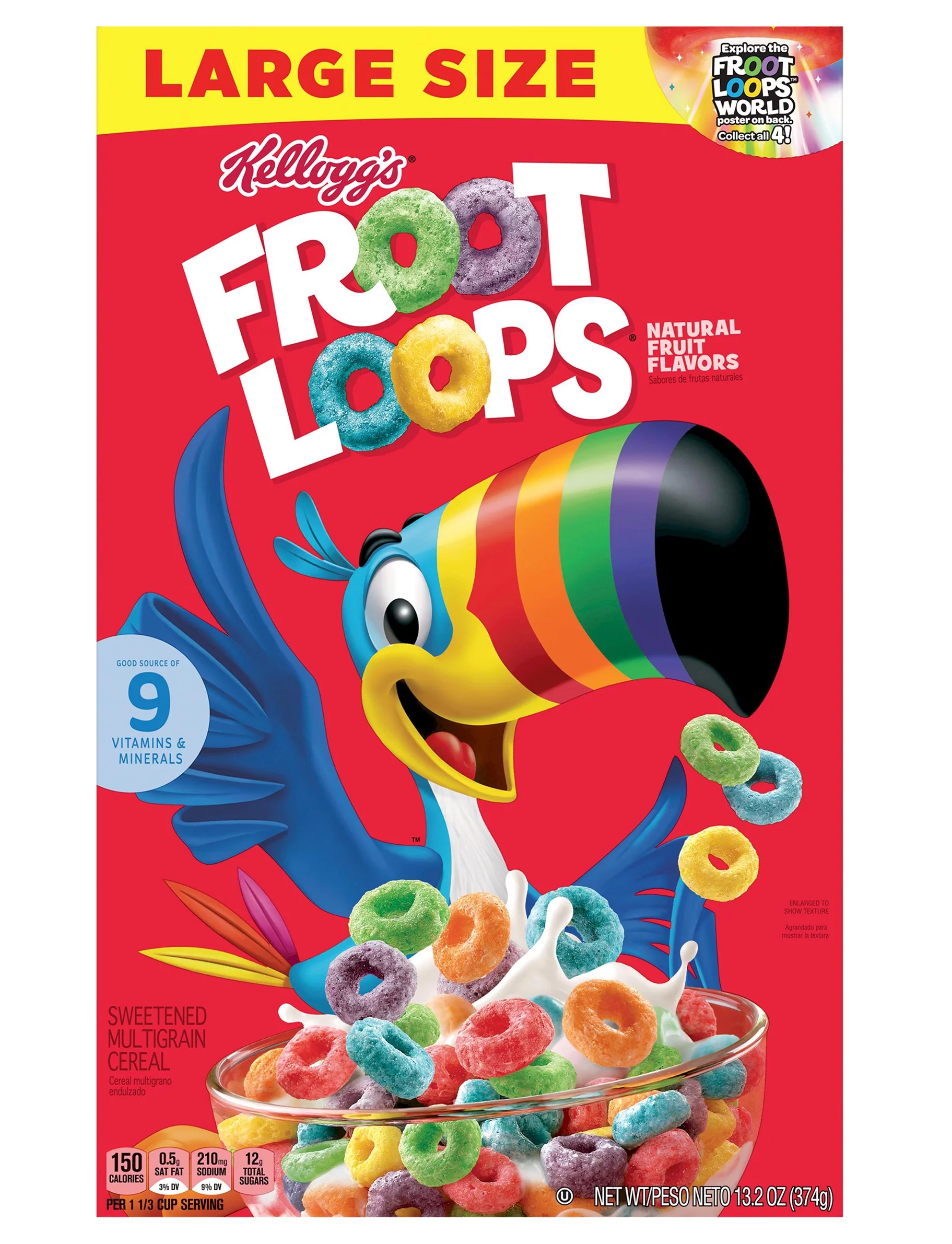 KELLOGS Froot Loops Cereais 374g