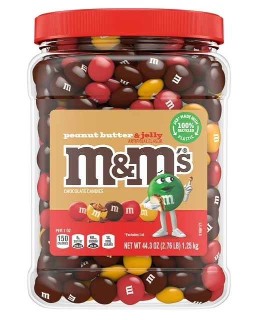M&M Chocolate c/Mant. Amendoin Jelly 1.25kg