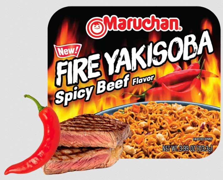 MARUCHAN Yakisoba FIRE Spicy Carne 113.3 gr