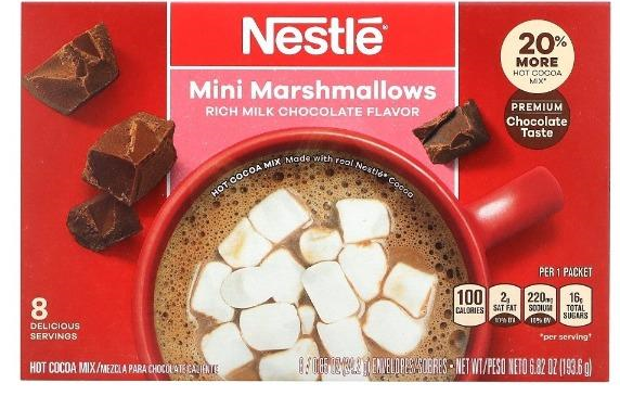 NESTLE Chocolate Quente C/Marshmallows 193.6gr/8un