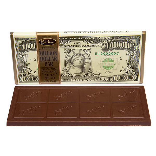 BARTONS Million Dollar Barra Choc. Leite 57g