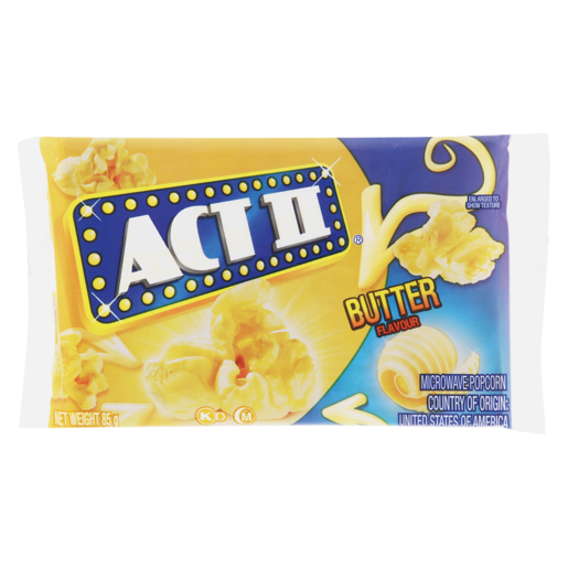 ACTII Pipocas p/Microondas Manteiga 85gr UN