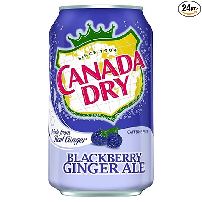 CANADA DRY Ginger Ale Blackberry 355 ml UN