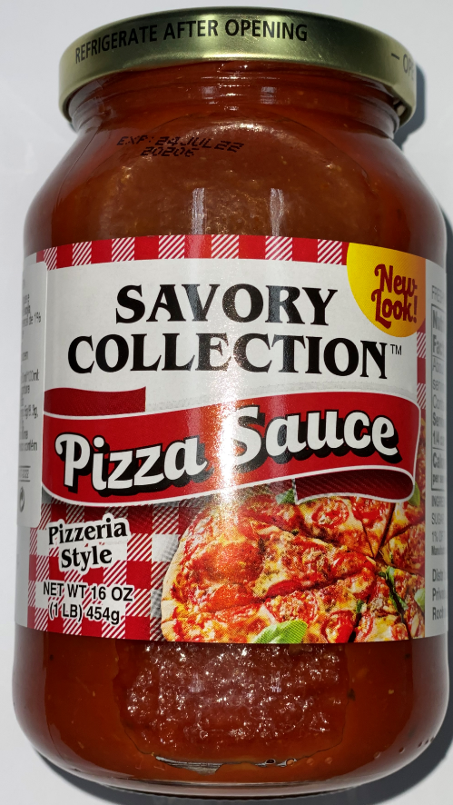 SAVORY Molho para Pizza 454 gr