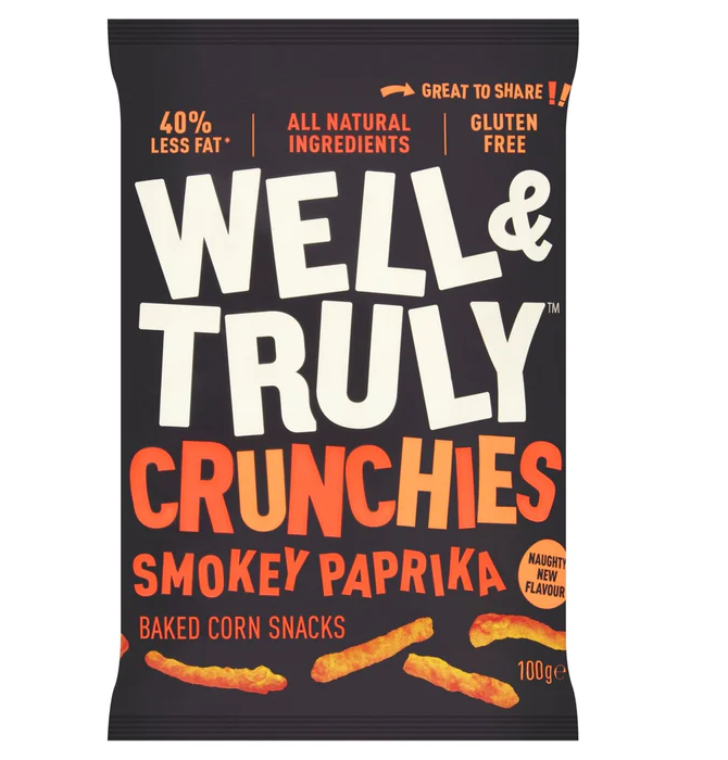 WELL&TRULY Crunchies Paprica Fumada 100g