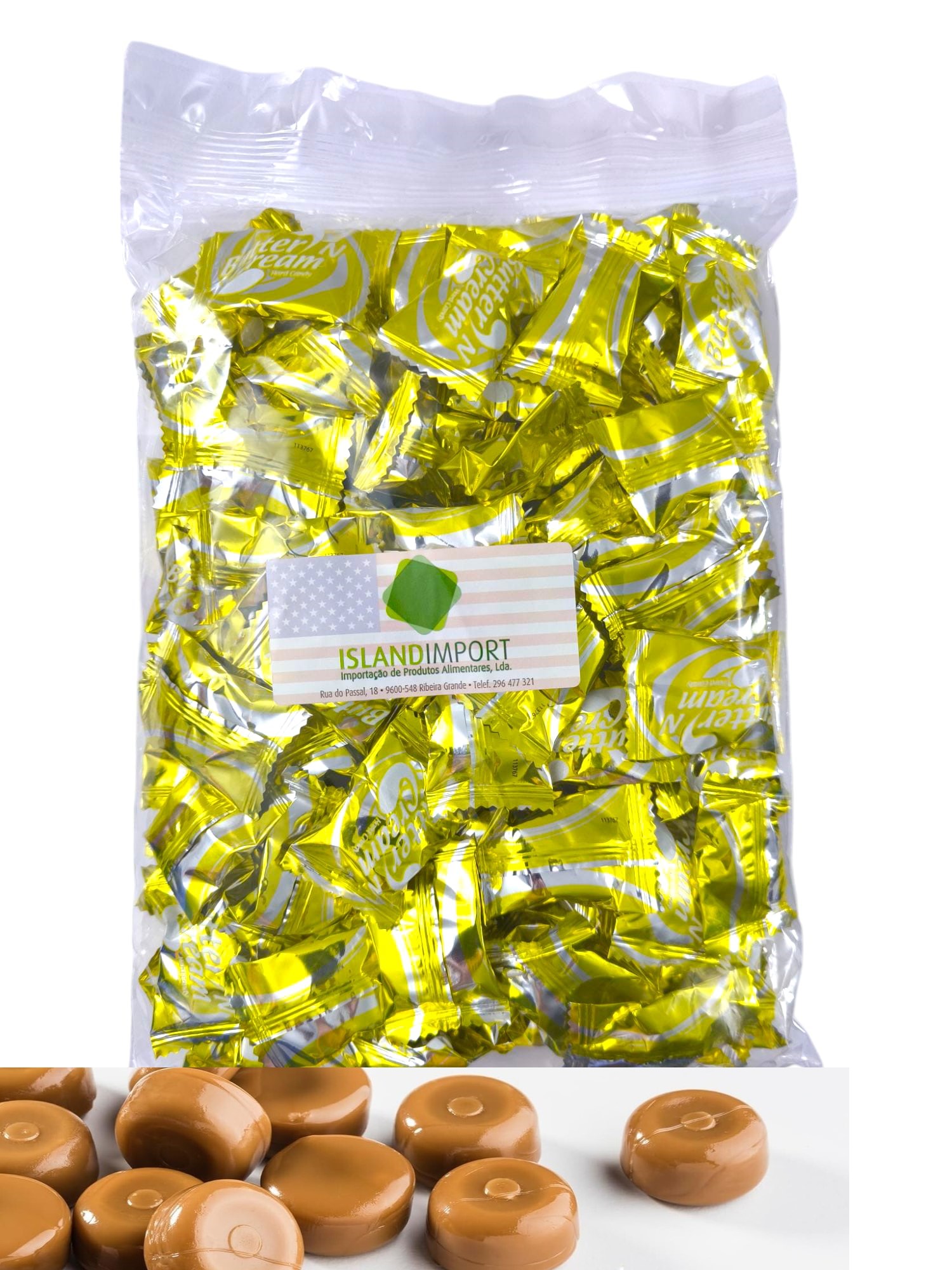 COLOMBINA Rebuçados Butter Toffe 500g
