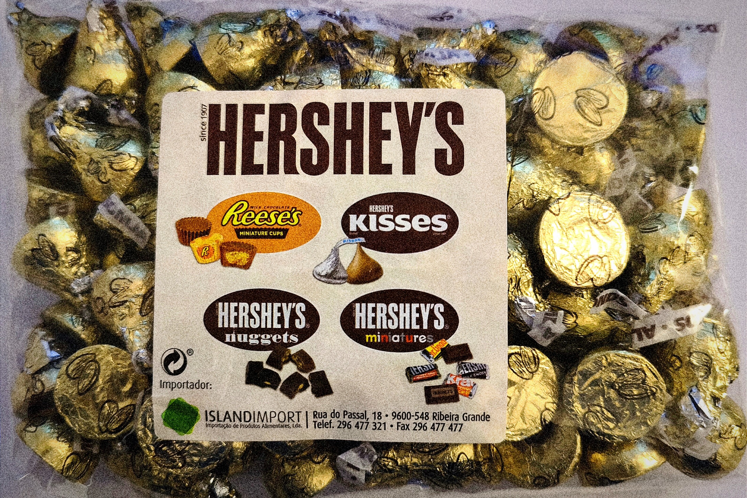 Hersheys Saco Choc.Kisses C/Amendoa 400 gr