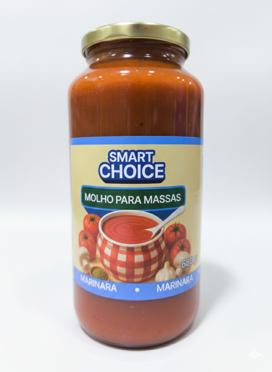 SMART CHOICE Molho para massa Marinara 680gr