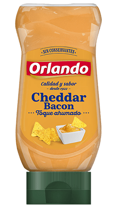 ORLANDO Molho Cheddar Bacon 245g