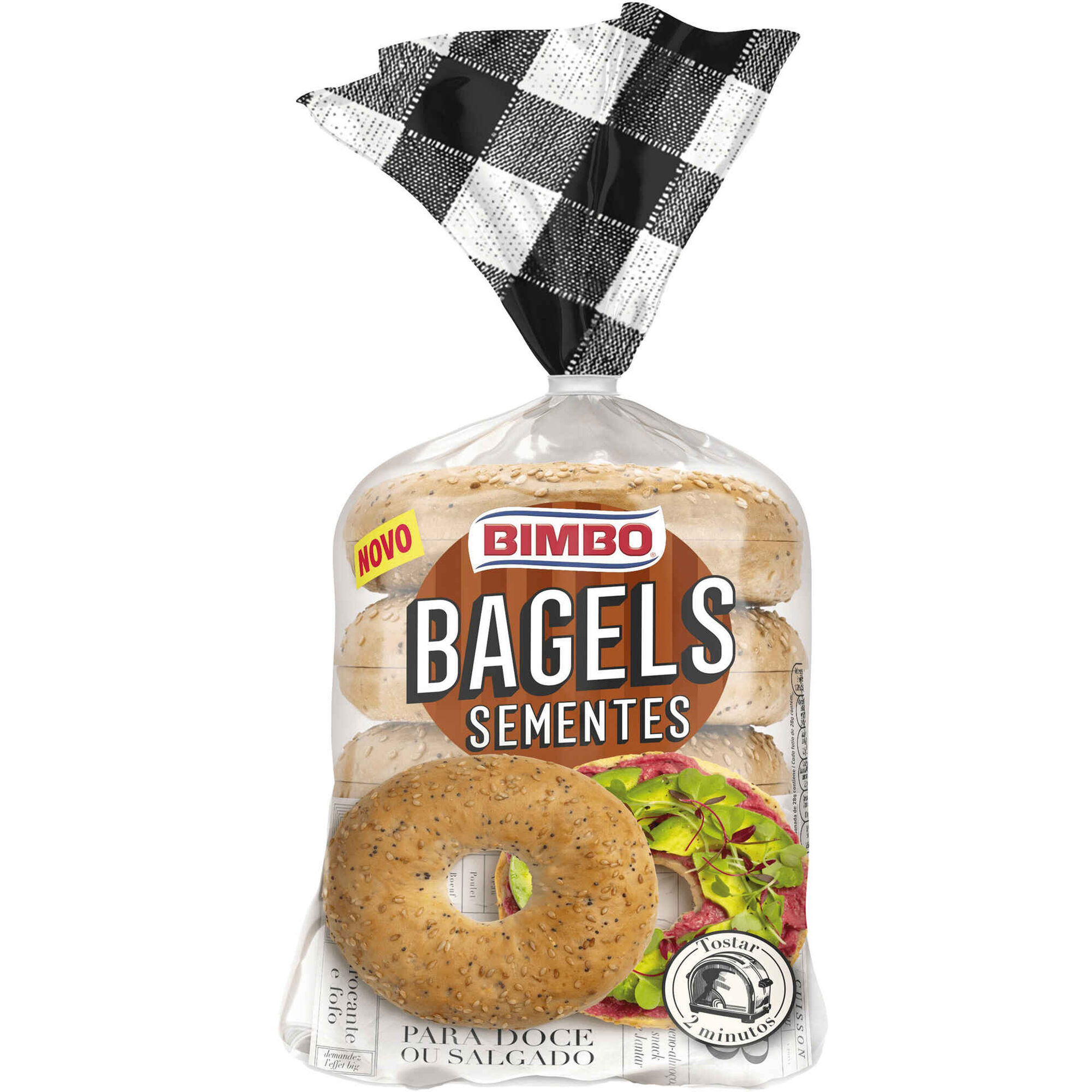 BIMBO Bagels Sementes 4x75g